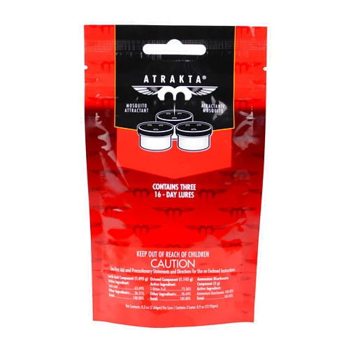 Mosquito Magnet ATRAK3N ATRAKTA Mosquito Trap Attractant Pods – 3 Pack, Red