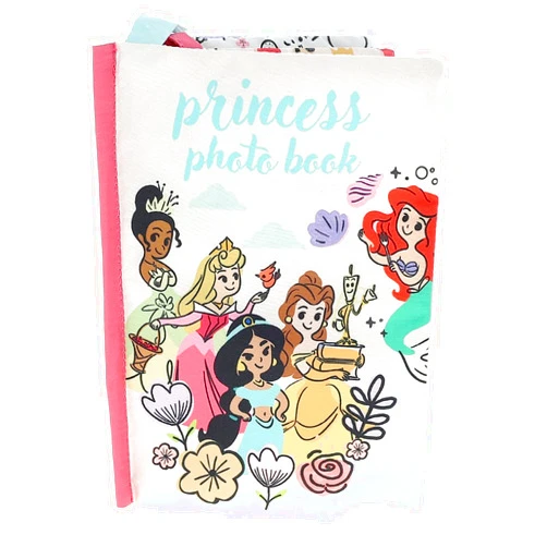 KIDS PREFERRED Disney Princess Photo Album with Soft Pages and Crinkle Sounds for Babies and Toddlers – Holds 4x6 Photos and On The Go Strap for Stroller, Car Seat or Crib for Baby