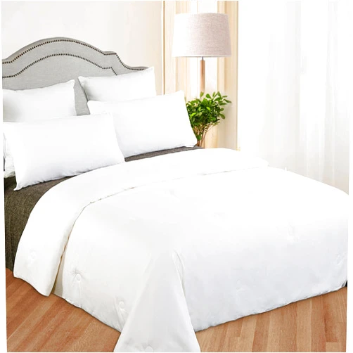 LilySilk All Season Silk Comforter/Duvet/Quilt, 100% Long Strand Silk Floss Filling with 100% Cotton Cover, Breathable and Warm, Cal.King Size 110''x96'', Net Silk Weight 2.25KG