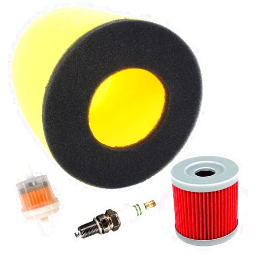 USPEEDA Air Oil Filter Spark Plug Tune Up Kit for Suzuki LT-A400 LT-A400F 500F LT-F400 400F 500F LTF500F LT-Z400 400Z 13780-07G00