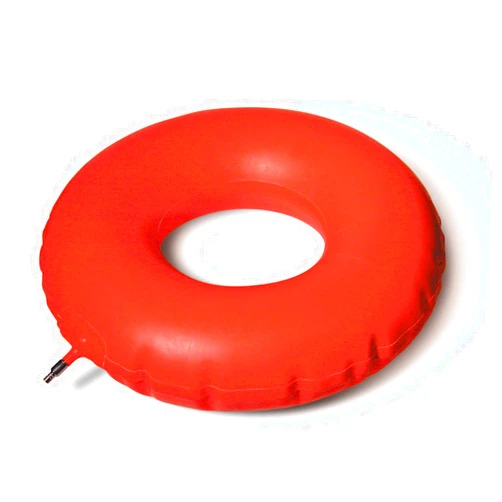 MedPro Inflatable Rubber Invalid Ring Cushion, 18 Inch, Open Ring Center the Helps Distribute Weight Evenly, Sit Comfortably for Extended Periods of Time