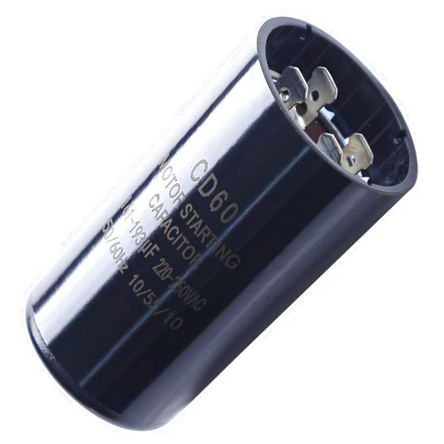 Seentech 161-193 uf/MFD 220-250 VAC ±20% CD60 Round Motor Start Capacitor 50/60 Hz AC Electric Motor Universal Fit for AC Motor Run or Fan Start and Cool or Heat Pump Air Conditioner