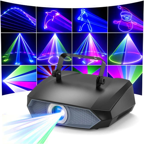 TCQQ DJ Laser Light for Party, 3D Animation Laser Machine,Multiple Control Functions,Support Manual Graffiti, Text Playback, and Personalized Programming,Suitable for DJ Parties, KTV Bars and Events