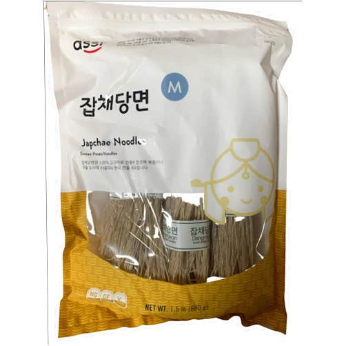 Assi, Sweet Potato Noodles 1.5 Pound, Jabchae, 24 Ounce, 1.5 pound (pack of 1)