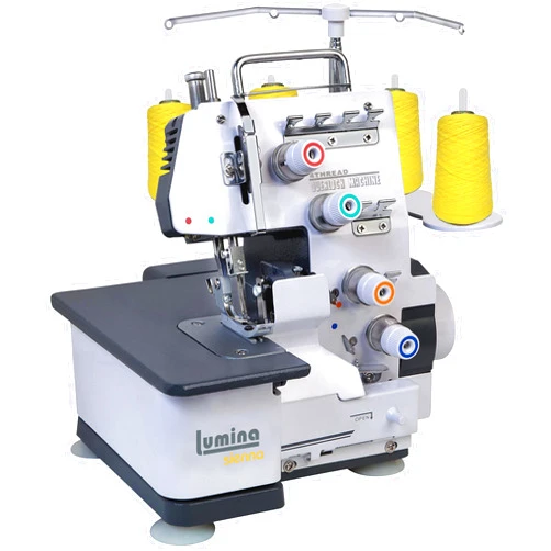 Lumina Sienna Serger Sewing Machine - Industrial Grade Sergers & Overlock Machines with Durable Metal Frame, 3-4 Serger Thread Capability - Overlocker Sewing Machine for Heavy Duty Fabric