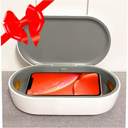 Johns Avenue UV Phone Sanitizer and Charger UV Sanitizer with Quick 5 Minute Sanitation Mode Can Also Be Used in Car