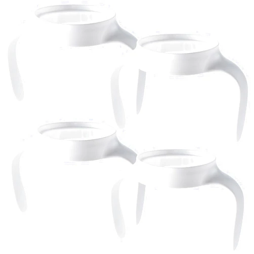 CHUBBIEE Baby Bottle Handle for MAM, Compatible Bottle Holder for Mam 5, 9, 11oz Bottles, Pack of 4