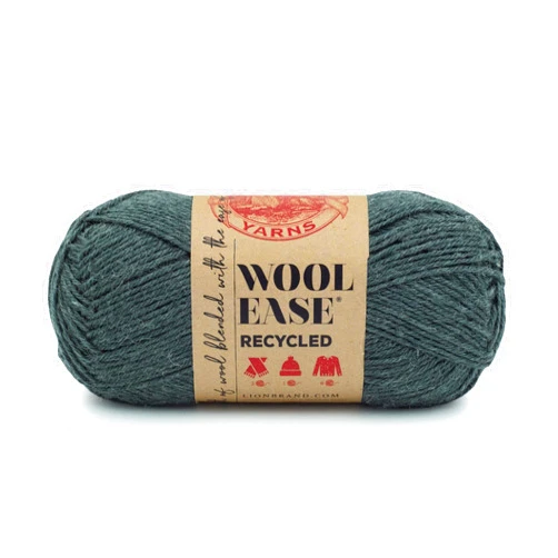 Lion Brand Yarn Wool-Ease Recycled Yarn, 1 Pack, Charcoal