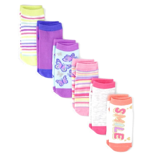 The Children's Place Baby Girls' Smile Ankle Socks