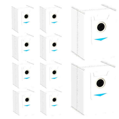 Zengerent 10 Pack Dust Bag Replacement for Ecovacs Deebot X2 Omni Vacuum Robot Station, 3L Large Capacity Vacuum Cleaner Bag Accessories