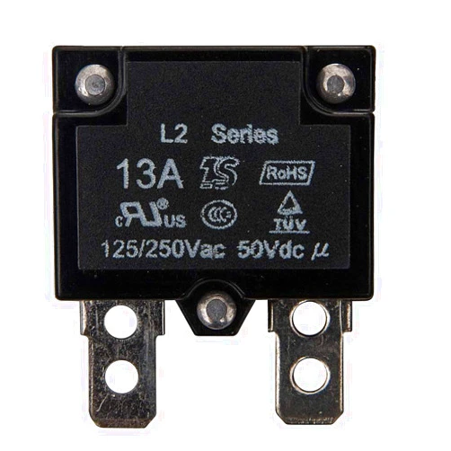 Jiaruixin 2Pcs 13A 125/250Vac 50Vdc Automatic Reset Relay Fuse Therma Switch Circuit Breaker Current Overload Protector Children Ride On Toy Car Accessories