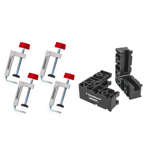 Milescraft 7209 Universal Fence Clamp 4-Pack - For Mitre Saws, Router Tables & 4010 4