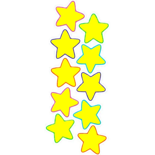 Teacher Created Resources Yellow Stars Accents (TCR4591)