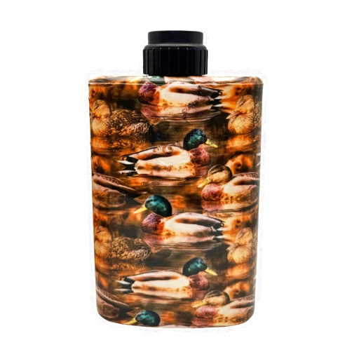 Mudjug Mallard Drift Stealth Travel Spittoon - Portable Spit Jug with Animal Design, Spill-Resistant, Deep Funnel, Fits in Pocket, Durable and Leak-Proof for On-the-Go Use