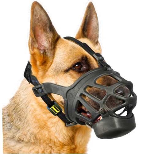 Mayerzon Dog Muzzle, Basket Muzzle with Slow Feeder Pad for Small Medium Large Dogs, Humane Muzzles for Positive Training, Stop Biting Chewing Scavenging Licking, Allow Panting, Easy to Use