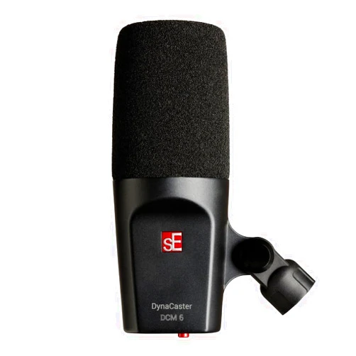 SE Electronics DCM6 Dynacaster DCM 6 Broadcast Microphone, Black