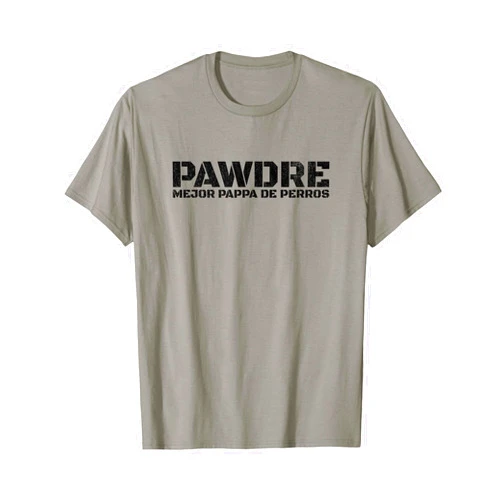PAWDRE, MEJOR PAPPA DE PERROS, Spanish Dog Dad, Doggo Father T-Shirt