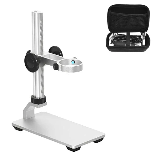 Ninyoon Universal Microscope Stand Pro, Stable Professional Aluminum Alloy Scope Base Holder Support Bracket for Max Diameter 1.4