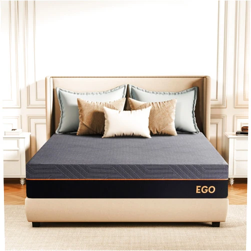 MLILY EGOHOME 12 Inch Queen Memory Foam Mattress for Back Pain, Cooling Gel Mattress Bed in a Box, Made in USA, CertiPUR-US Certified, Therapeutic Medium Double Mattress, 60x80x12 Black