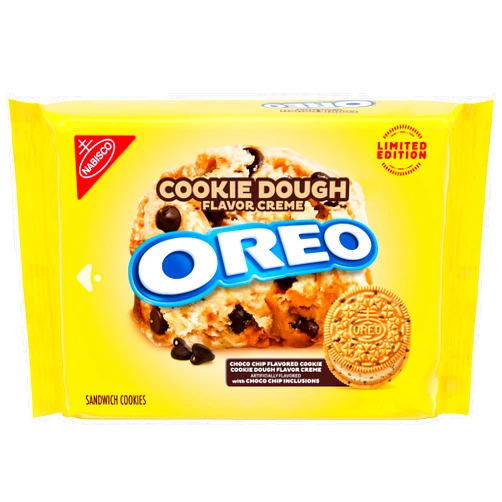 OREO Cookie Dough Creme Sandwich Cookies, Limited Edition, 10.68 oz