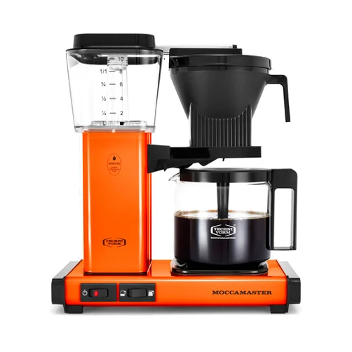 Technivorm Moccamaster Moccamaster 53947 KBGV 10-Cup Coffee Maker Orange, 40 Ounce, 1.25l