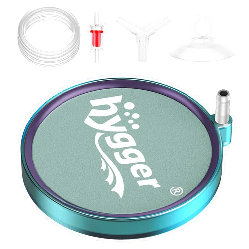 hygger Aquarium Air Stone 2 Inch, Fish Tank Bubbler Stone, Air Bubble Aerator Oxygen Diffuser, Air Pump Accessories for Aquariums, Fish Tanks, Hydroponics and Ponds