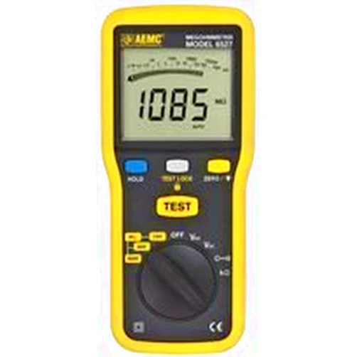 AEMC 6527 MEGOHMMETER, Digital, 0 OHM-400KOHM