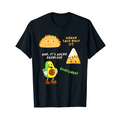Funny Avocado Lover Gifts Wanna Taco Bout It Nacho Problem - Avocado Lover & Guacamole,Cap Sleeve T-Shirt