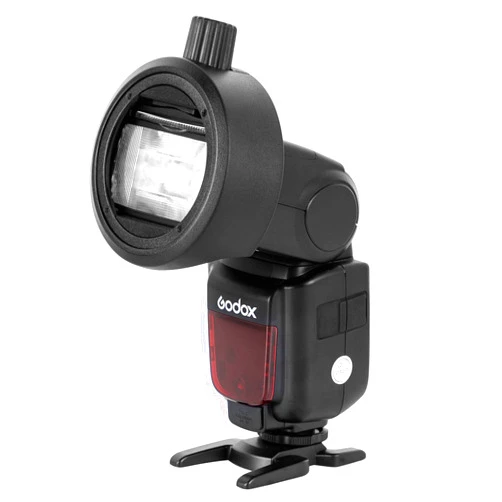 Godox S-R1 Adapter Round Flash Head Magnetic Modifier Adapter for Godox V860II, V850II, TT685 and TT600 Series