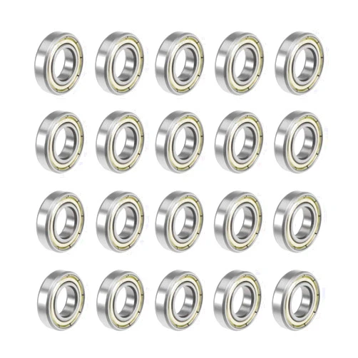 uxcell 6901ZZ Deep Groove Ball Bearings Z2 12mm X 24mm X 6mm Double Shielded Carbon Steel 20pcs