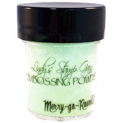 Lindy's Stamp Gang 2-Tone Embossing Powder, 0.5-Ounce Jar, Merry-Go-Round Green