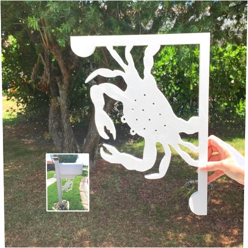 Staggwood Crab Mailbox Bracket. Medium. Long Lasting & Fabulous! 16 X 12 inches