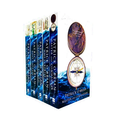 By unknown author (Author) Patrick O'Brian Aubrey-Maturin Series 5 Books Collection Set (Master and Commander, Post Captain, HMS Surprise, The Mauritius Command, Desolation Island)