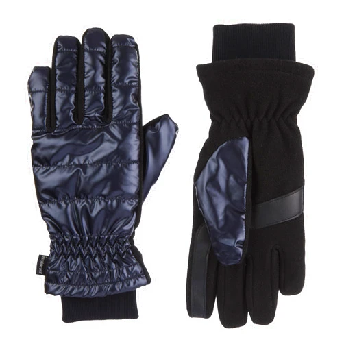 isotoner womens Iridescent Sleekheat Glove Or Flip Top Mitten