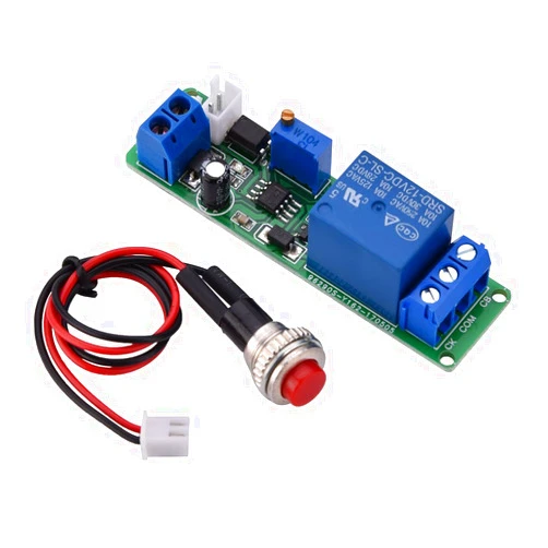 Fafeicy DC 12V Adjustable Timer Delay Turn Off Module Timing Relay Time Switch 1~10sec