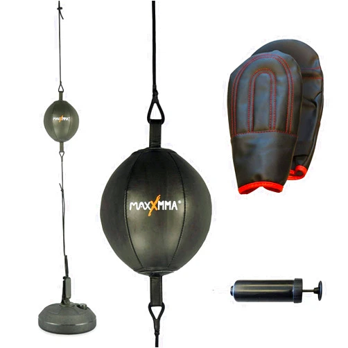 MaxxMMA Double End Striking Punching Bag Kit