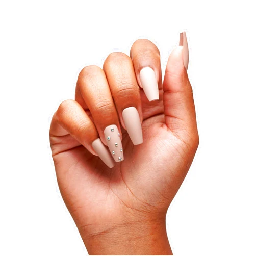 The Nailest - Instant Luxury Acrylic Press-on Nails-Medium Coffin- Honu Beige