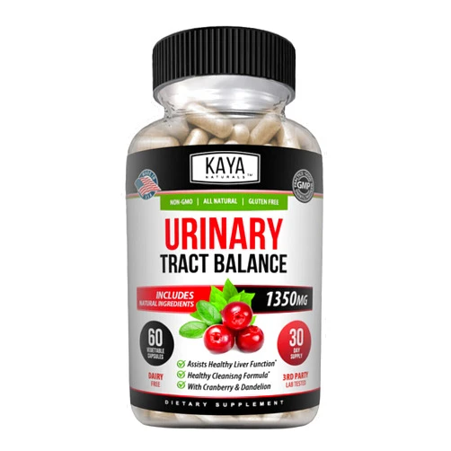 Kaya Naturals - D-Mannose - Urinary Tract UT Cleanse & Bladder Health - Made with Cranberry, Hibiscus & Dandelion Root - D Mannose Capsules Cranberry Supplement - 60 Veggie Capsules