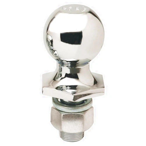 Reese Towpower 7071000 Interlock Carbon Forged Trailer Hitch Ball, 2-5/16 Inch Diameter, 7,500 lbs. Capacity, 1 Inch Shank Diameter, 2 Inch Shank Length, Chrome