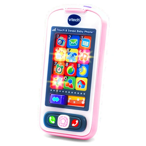 VTech Touch and Swipe Baby Phone, Pink