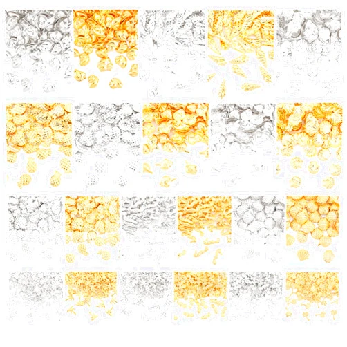 OLYCRAFT 2200Pcs Ocean Themed Resin Filler Alloy Resin Filling Crafts Nail Art Decoration Accessories for Jewelry Making - Golden & Silver