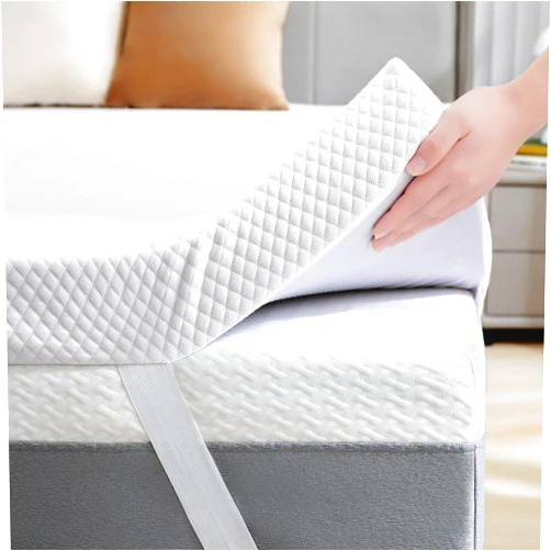 SINWEEK 2 Inch Gel Memory Foam Mattress Topper Queen Size, Ventilated High Density Pad for Back Pain, Bed Topper with Removable Soft Cover, CertiPUR-US Certified