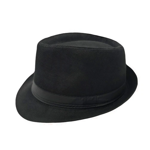 LUSENME Unisex Classic 1920s Fedora Hat Short Brim Panama Trilby Hat Casual Jazz Cap for Men Women