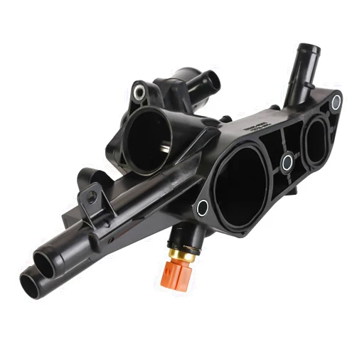 YOLLKY Engine Coolant Thermostat Housing Assembly - Compatible for Kia Optima Sorento Sportage 2011-2015 for Hyundai Tucson Sonata 2009-2014 - Replace Part 256002G500 25600-2G500