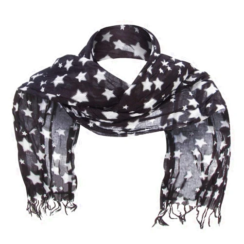 Hatiya Cotton Scarf with Stars