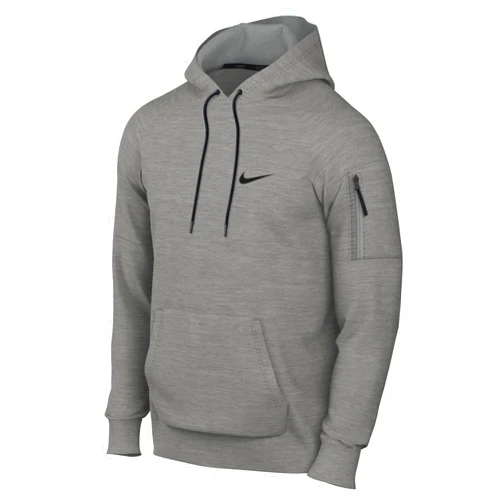 Nike Men's Therma Pullover Fitness Hoodie Gray