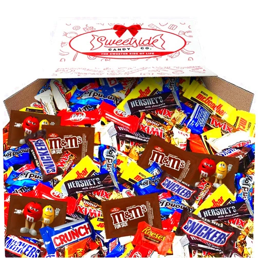 SWEETSIDE CANDY CO. Chocolate Candy Variety Pack Assorted Bulk, Ideal Bag of Candy for Kids, Adults, Perfect Chocolate Mix for Treat Bowls, 5 LB