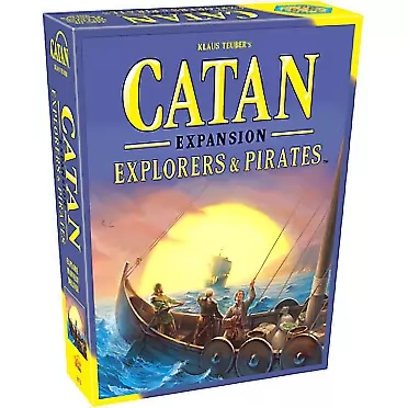 Catan Studio Catan Explorers and Pirates Board Game Expansion | Board Game for Adults and Family | Adventure Board Game | Ages 12+ | for 3 to 4 Players | Average Playtime 90 Minutes | Made by Catan Studio