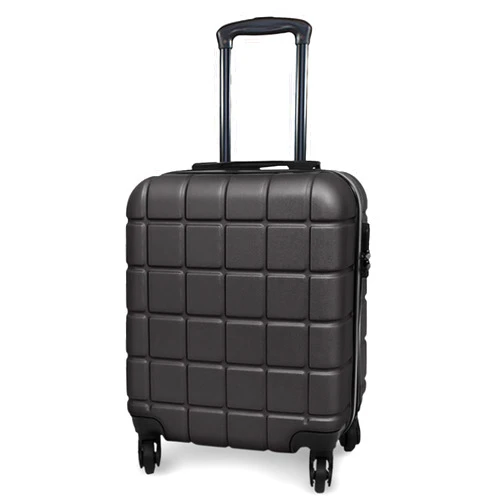 CUQOO 45x36x20cm Lightweight Hard Cabin Suitcase Approved by Over 100+ Airlines – Carry on Suitcase with 4 Wheels & Combi Lock | ABS Hard Case EasyJet, British Airways, Virgin, Black, Casual