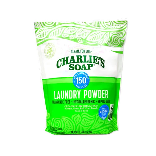 Charlie's Soap Charlie’s Soap Laundry Powder New (150 Loads, 1 Pack) Fragrance Free Hypoallergenic Plant Based Deep Cleaning Laundry Powder – Biodegradable Eco Friendly Sustainable Laundry Detergent
